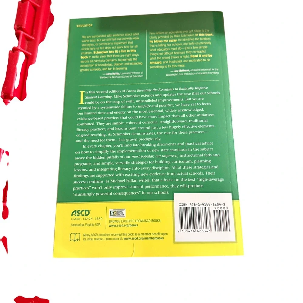 Focus Elevating the Essentials to Radically Improve Student Learning 2nd Edition